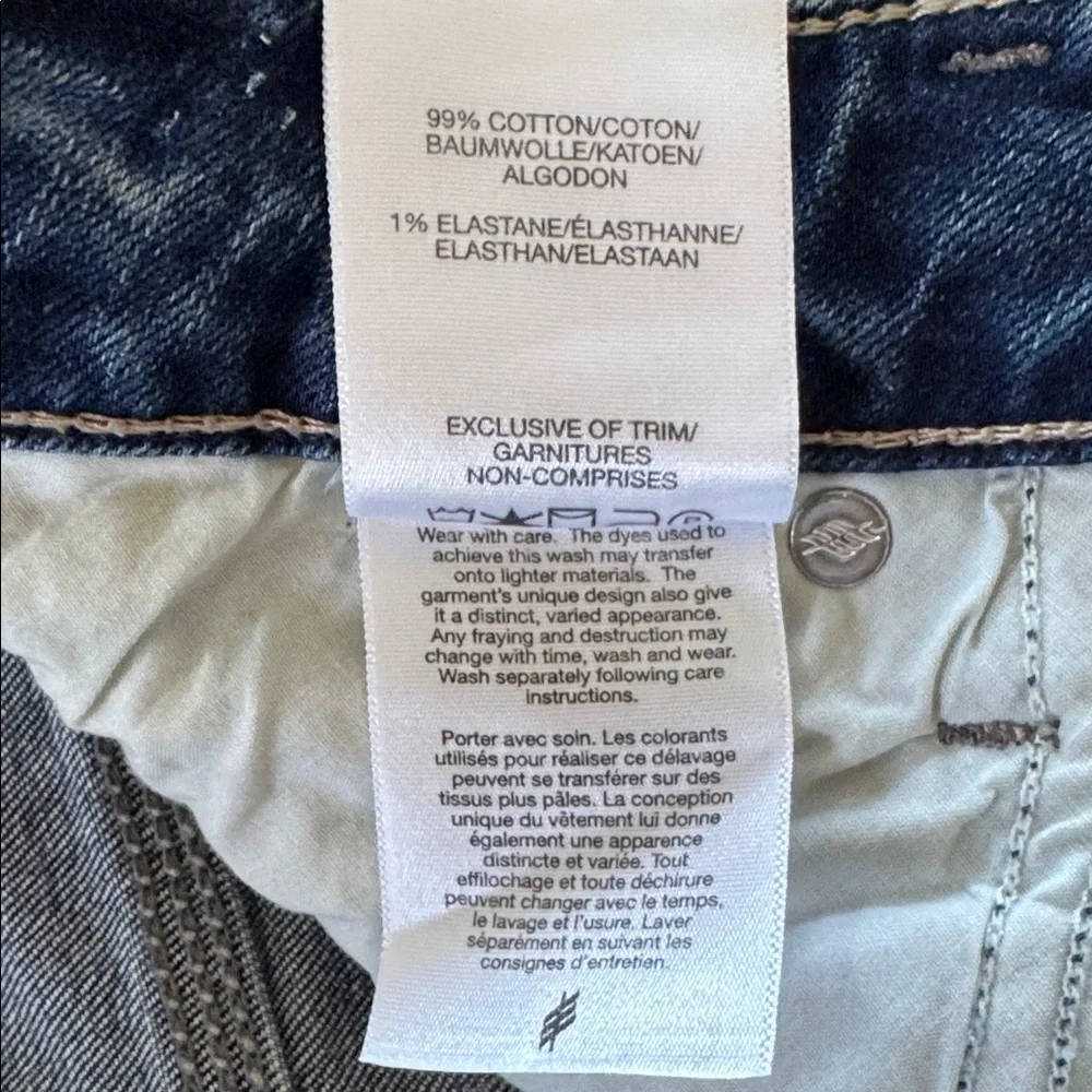Silver Jeans Distressed Blue Jean Shorts